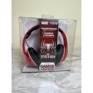 eKids Spiderman Co Branded Headphones - red‎ Open Box Marvel iHome GamerVerse